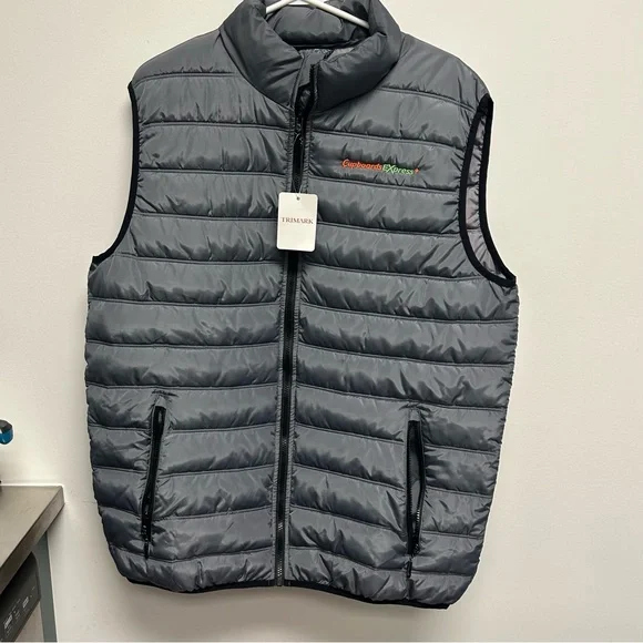 Trimark Men dark grey insulated puffer vest ,size L - Picture 3 of 9